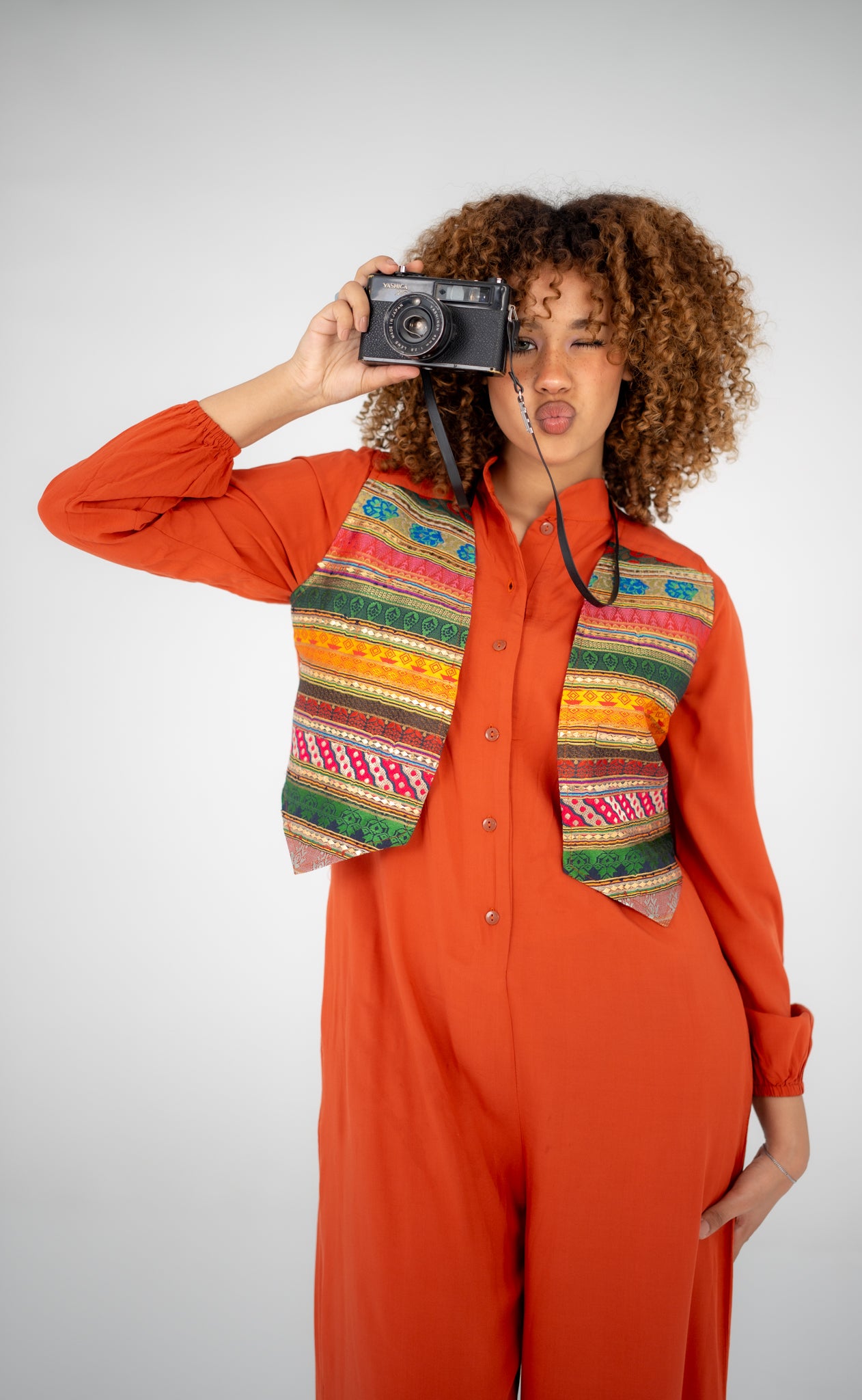 Indian Vest Jumpsuit