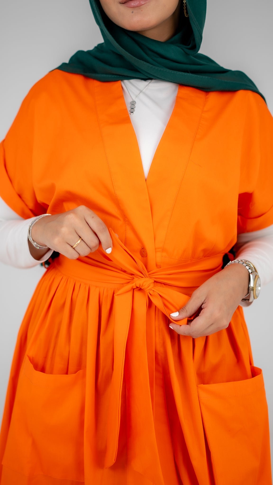 Vibrant Half sleeved Dress