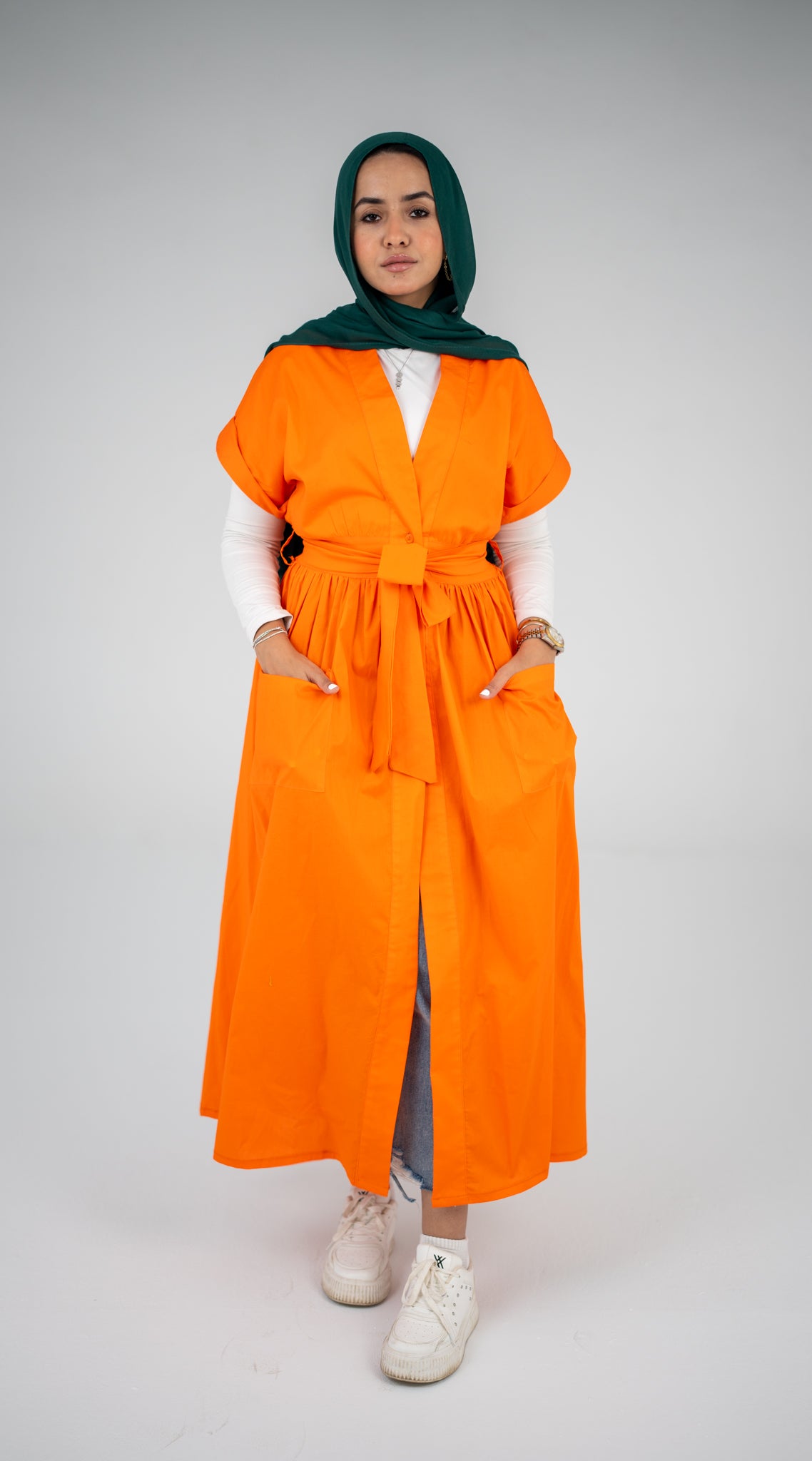 Vibrant Half sleeved Dress